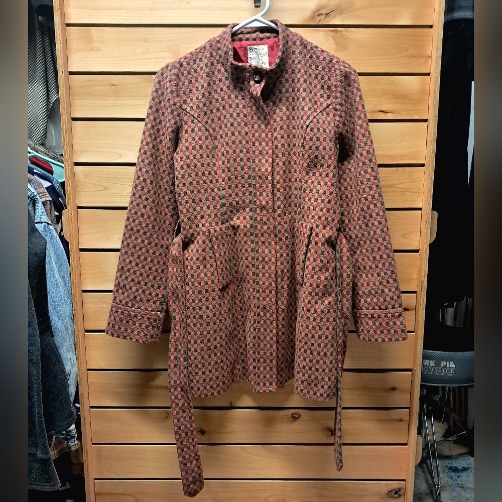 Tulle Wool Blend Jacket Size S